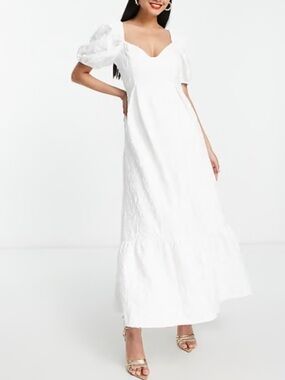 strictly romance white satin asymmetrical tiered midi dress Lulus | Dresses | Lulus Size Xs 34 Waist